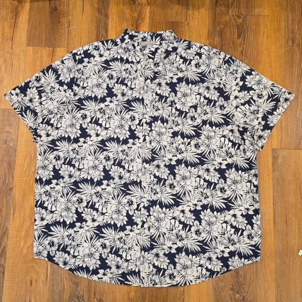FALLS CREEK Men’s Button Down Hawaiian Camp Shirt (Size XXXL)